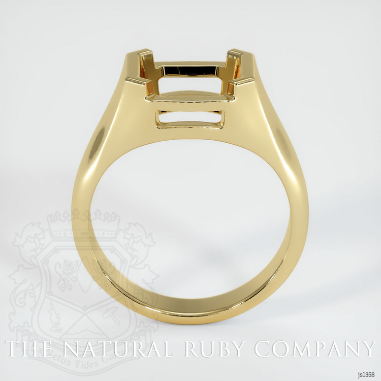 14K Yellow Gold Men's Ring Setting