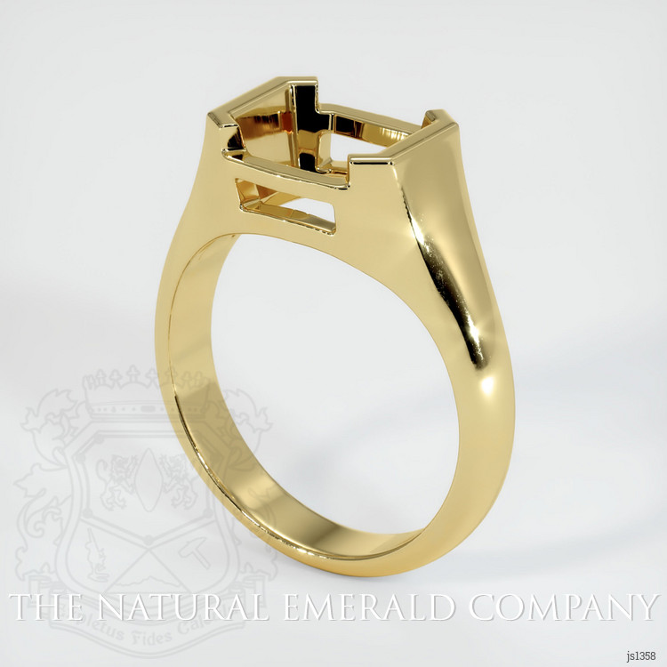 Men's Emerald Ring 1.87 Ct., 18K Yellow Gold