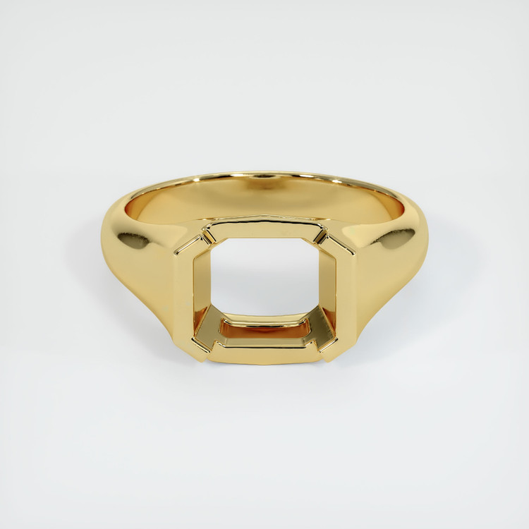 18K Yellow Gold Men's Ring Setting