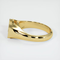 18K Yellow Gold Men's Ring Setting Image