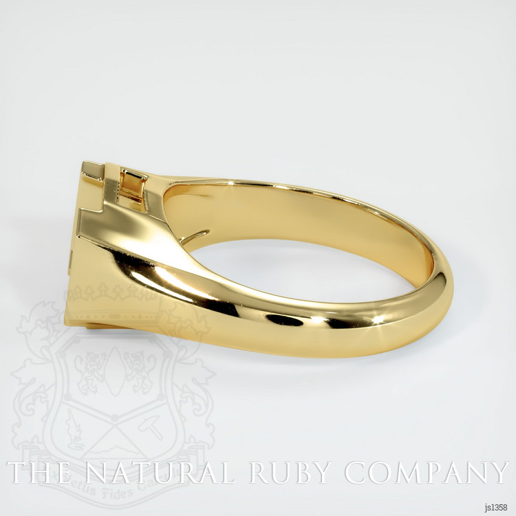 18K Yellow Gold Men's Ring Setting