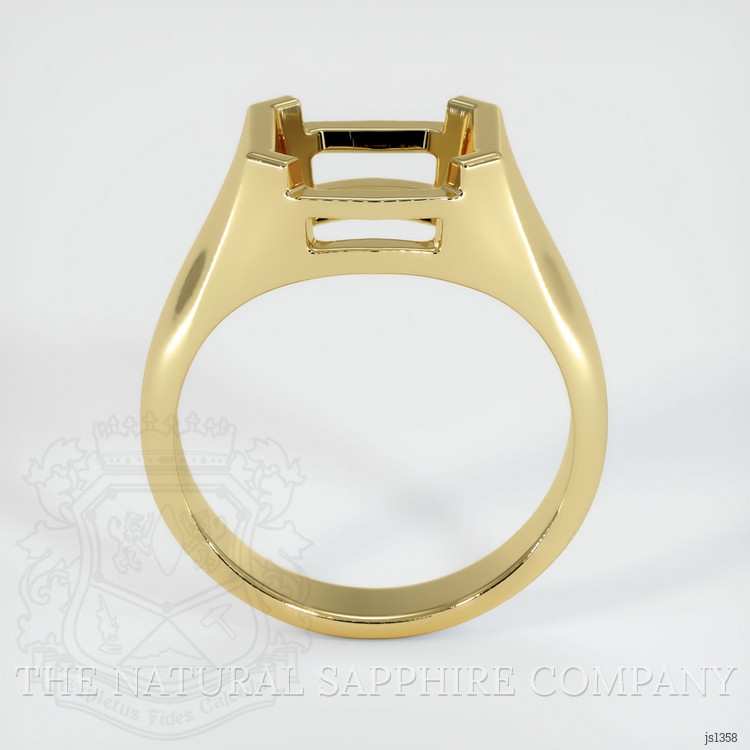 18K Yellow Gold Men's Ring Setting