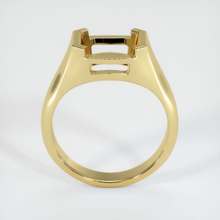 18K Yellow Gold Men's Ring Setting