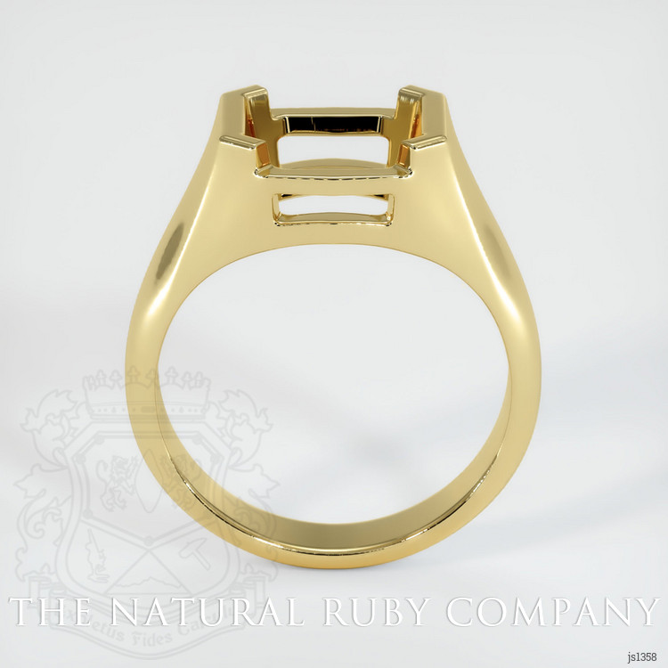 18K Yellow Gold Men's Ring Setting