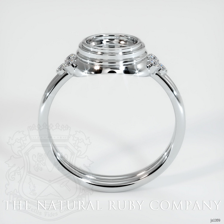 Platinum 950 Antique Style Ring Setting