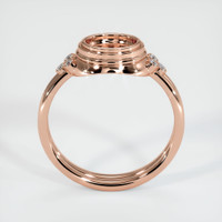 14K Rose Gold Antique Style Ring Setting Image