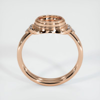 18K Rose Gold Antique Style Ring Setting Image
