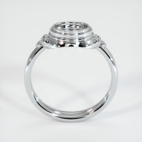 18K White Gold Antique Style Ring Setting Image