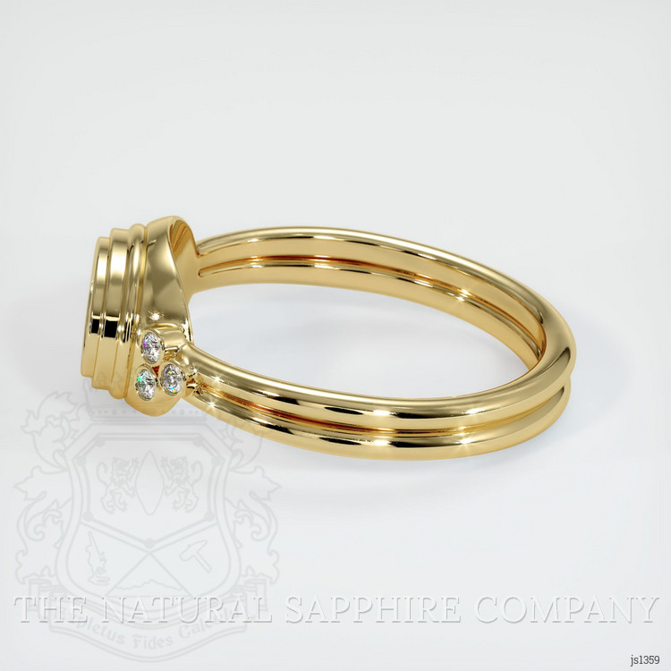 10K Yellow Gold Antique Style Ring Setting