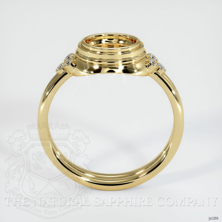 10K Yellow Gold Antique Style Ring Setting