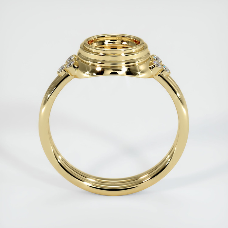 14K Yellow Gold Antique Style Ring Setting