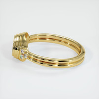 18K Yellow Gold Antique Style Ring Setting Image
