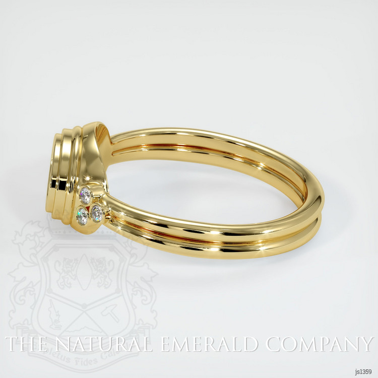 18K Yellow Gold Antique Style Ring Setting