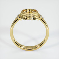 18K Yellow Gold Antique Style Ring Setting Image