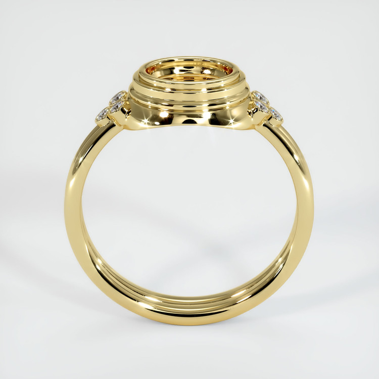 18K Yellow Gold Antique Style Ring Setting