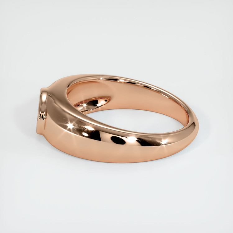 18K Rose Gold Men's Ring Setting