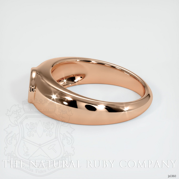 18K Rose Gold Men's Ring Setting