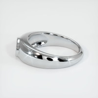 10K White Gold Men's Ring Setting Image