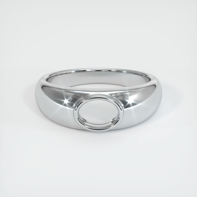 18K White Gold Men's Ring Setting