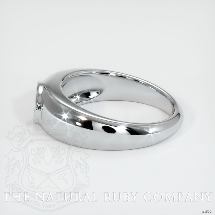 18K White Gold Men's Ring Setting