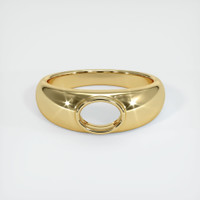 10K Yellow Gold Men's Ring Setting Image