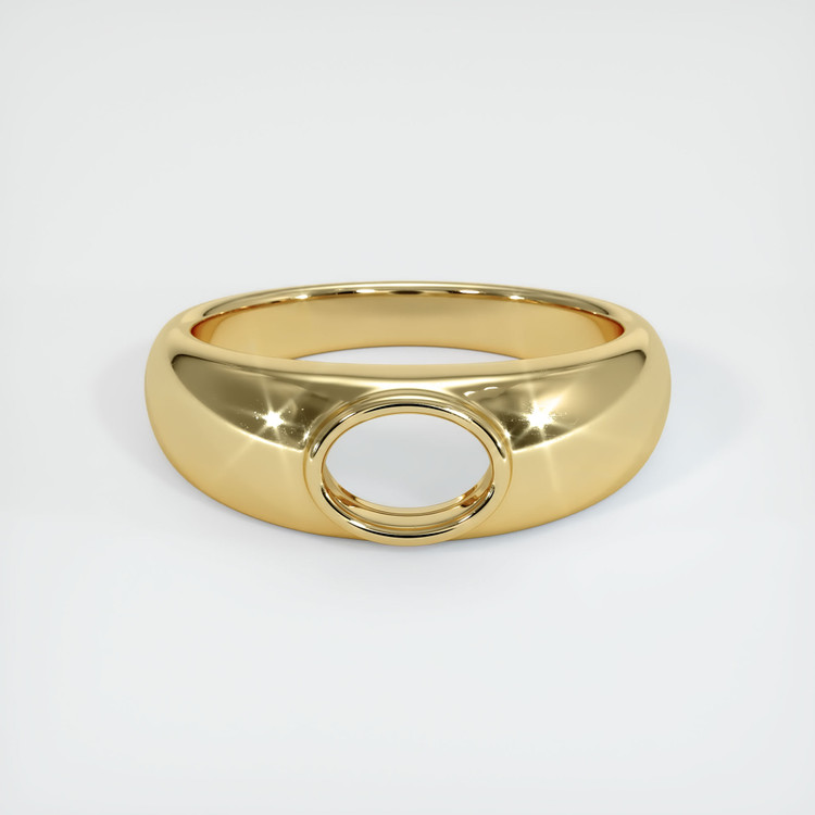 10K Yellow Gold Men's Ring Setting