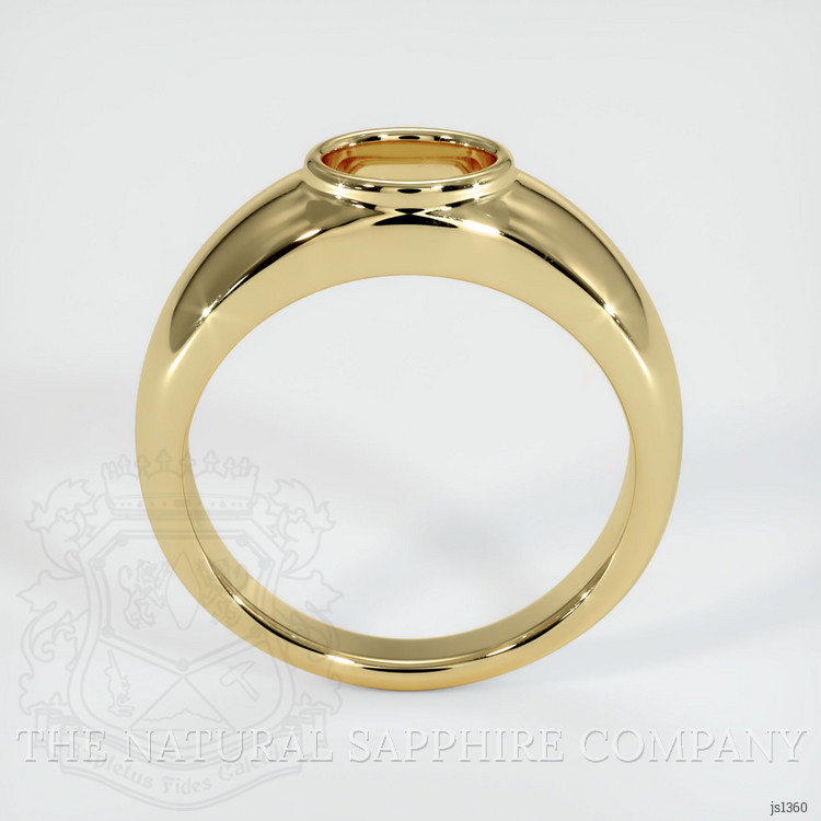 10K Yellow Gold Men's Ring Setting