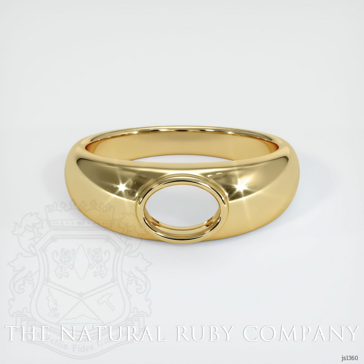 14K Yellow Gold Men's Ring Setting