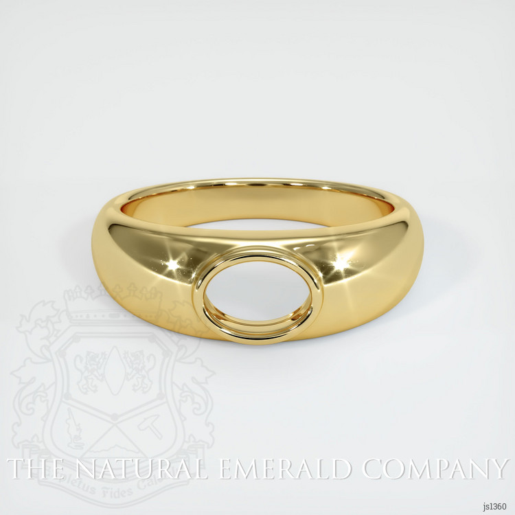 18K Yellow Gold Men's Ring Setting