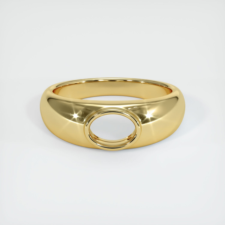 18K Yellow Gold Men's Ring Setting