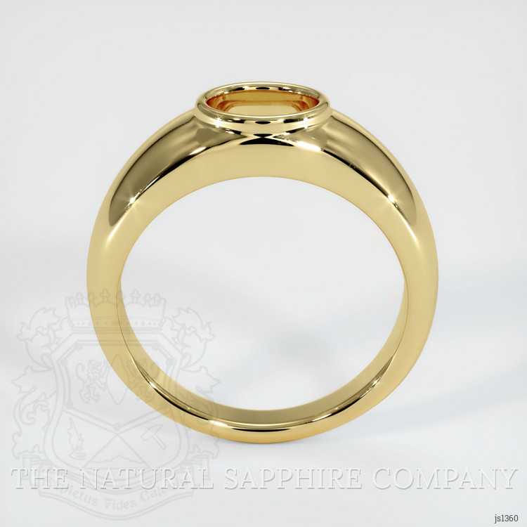 18K Yellow Gold Men's Ring Setting