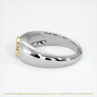 14K Yellow & White Men's Ring Setting Image