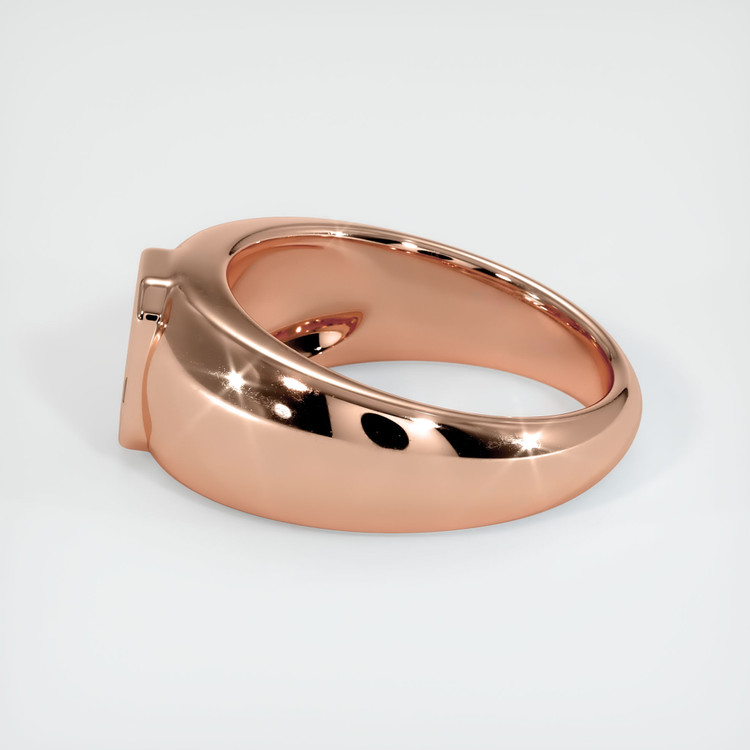 14K Rose Gold Men's Ring Setting