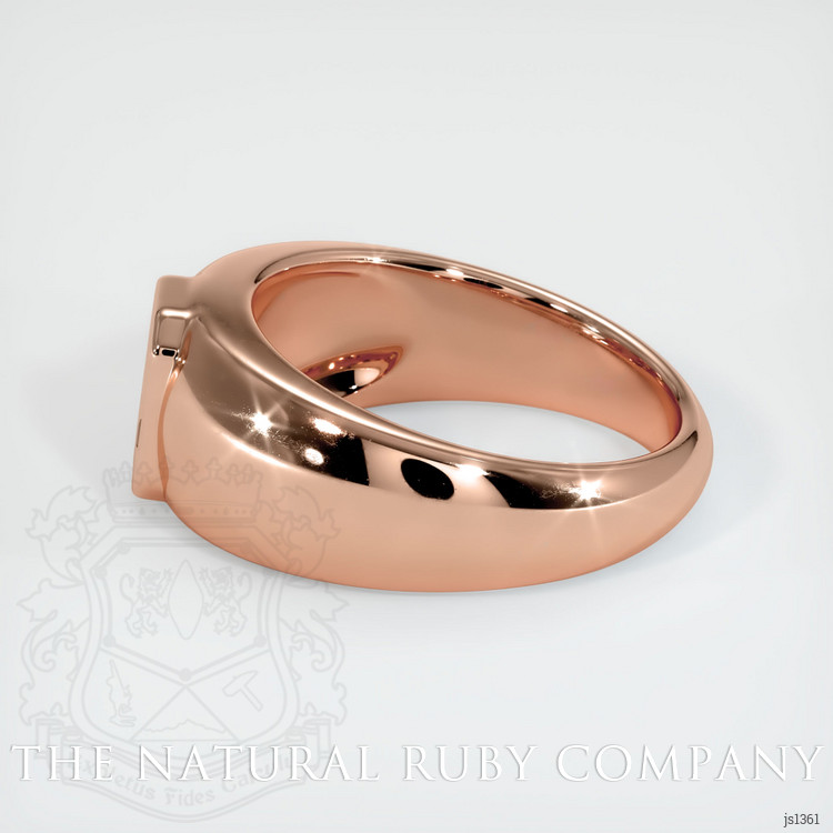 14K Rose Gold Men's Ring Setting