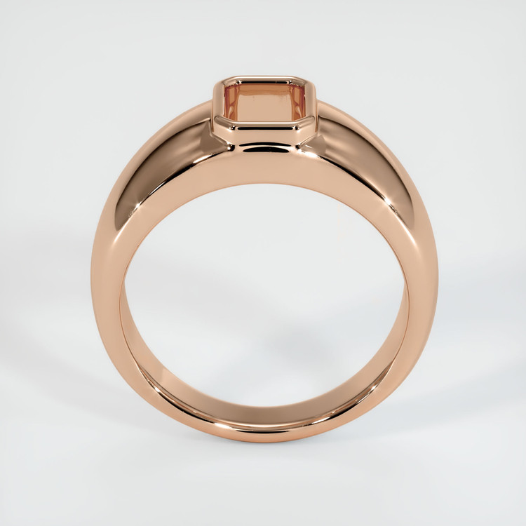 18K Rose Gold Men's Ring Setting