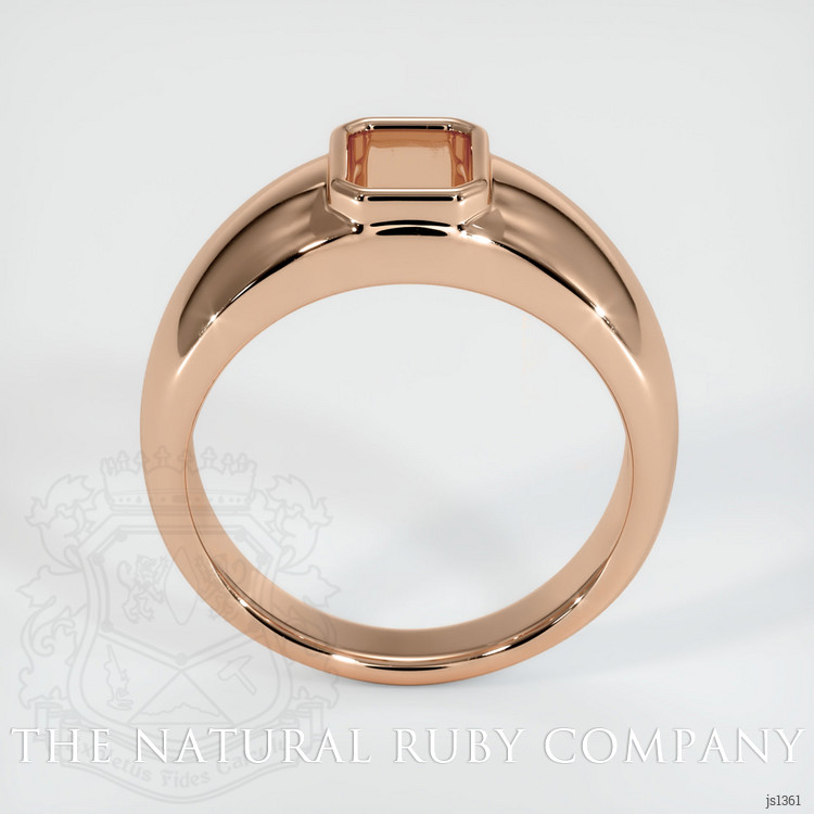 18K Rose Gold Men's Ring Setting
