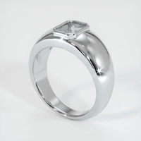 10K White Gold Men's Ring Setting Video