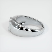 14K White Gold Men's Ring Setting Image