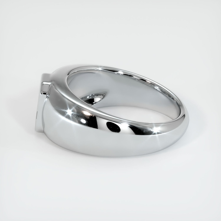 14K White Gold Men's Ring Setting