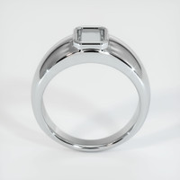 14K White Gold Men's Ring Setting Image