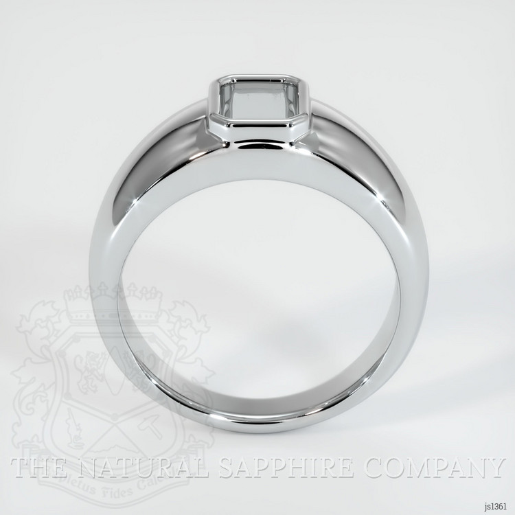 14K White Gold Men's Ring Setting