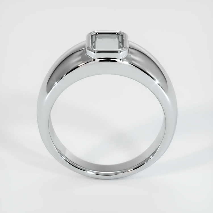 14K White Gold Men's Ring Setting