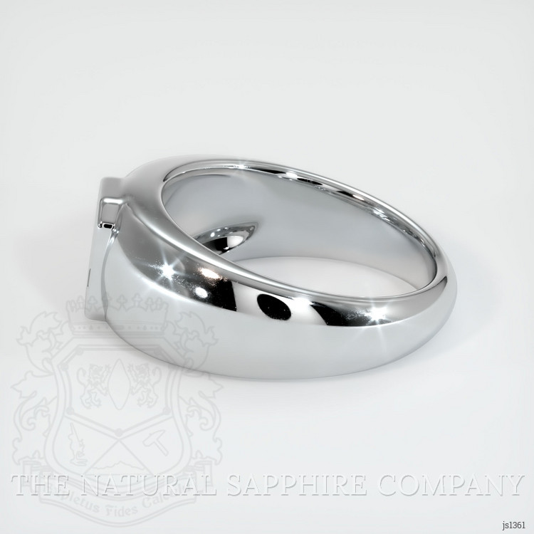 18K White Gold Men's Ring Setting