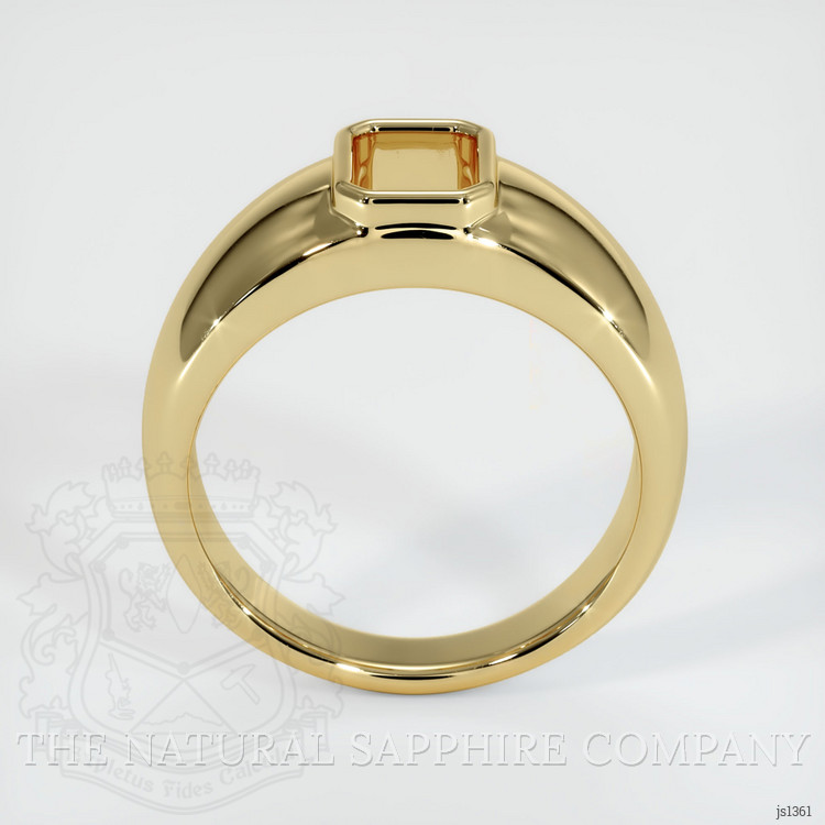 14K Yellow Gold Men's Ring Setting