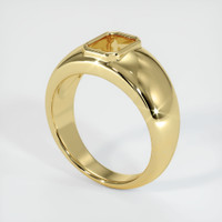 18K Yellow Gold Men's Ring Setting Video