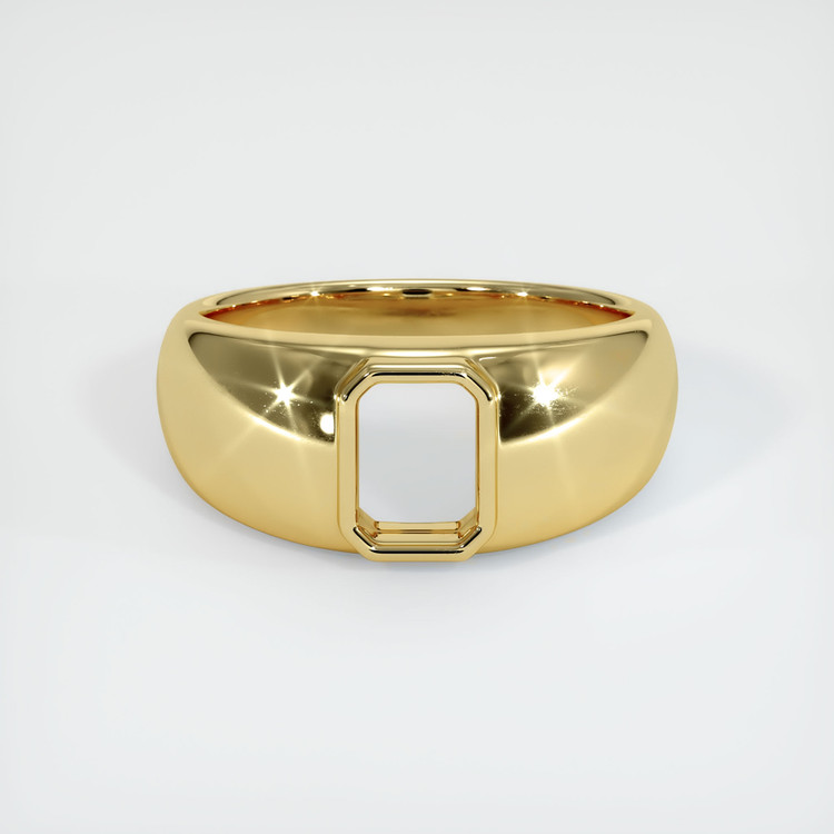 18K Yellow Gold Men's Ring Setting