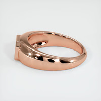 14K Rose Gold Men's Ring Setting Image