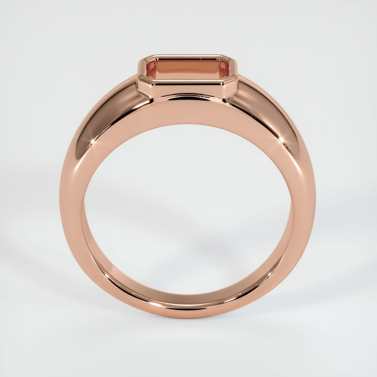 14K Rose Gold Men's Ring Setting