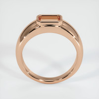 18K Rose Gold Men's Ring Setting Image