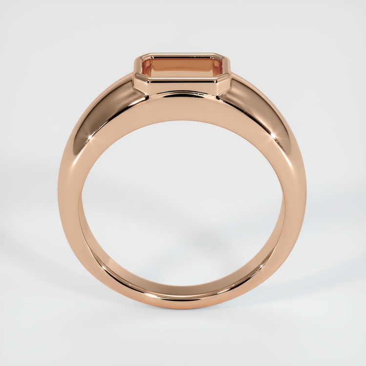 18K Rose Gold Men's Ring Setting